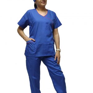 Pijama Quirúrgica Dama Azul Rey